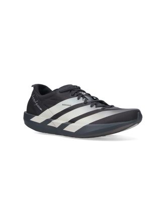 Yohji Yamamoto Diagonal Stripe Low-Top Sneakers - Black