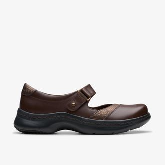 Clarks Pro Pace Dark Brown Leather