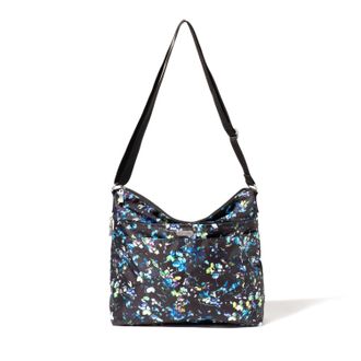 Baggallini Womens Voyage Slip Pocket Hobo Crossbody Bag