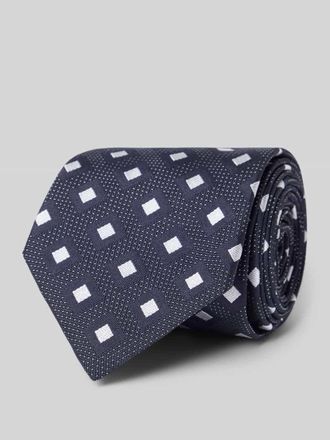 HUGO BOSS Krawatte aus Seiden-Mix in Marine, Gr&ouml;&szlig;e 1