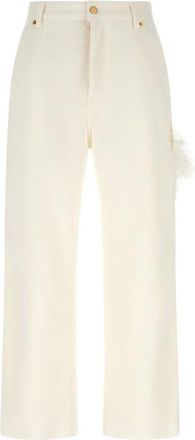 Darkpark Mujer, Pantalones, Blanco, Talla: W24