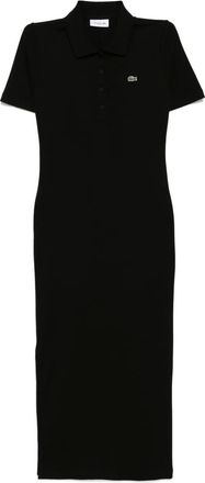 Lacoste Abito con colletto polo - Nero