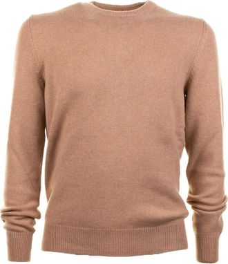 Malo Maglione girocollo in cashmere - Marrone