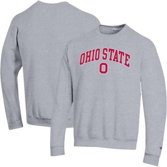 Champion Mens Champion Heather Gray Ohio State Buckeyes Arch Over Logo Pullover Sweatshirt at Nordstrom, Size Xx-Large