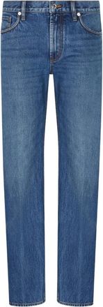 Emporio Armani Straight Jeans - Heren - Regular Fit Jeans - Blauw - W32 - Katoen - Jeans