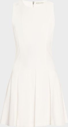Alice & Olivia Adley Drop-Waist Mini Dress
