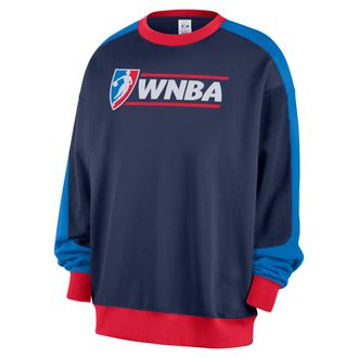 Nike Mens WNBA 30th Fleece Crew in Blue | IF4410-410