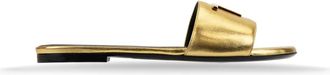 Tom Ford Dames Slip-On Leren Sandalen - Dames - Sandalen - Geel - 37 EU - Schoenen