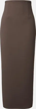 Khaite Winton cr&ecirc;pe maxi skirt