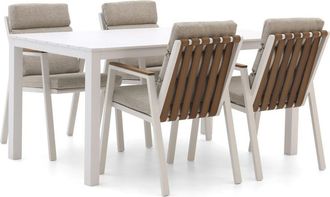 Bellagio la vita attrattiva Bellagio Bertinoro/Menzano 160cm dining tuinset 5-delig stapelbaar