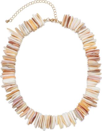 Adornia Shell Chip Necklace in White at Nordstrom Rack
