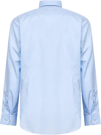 Etro Mens Cotton Button-Down Shirt Light Blue