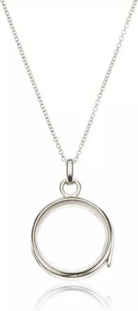 Lily & Roo Silver Glass Gemstone Locket