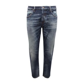 Dondup Brighton Carrot Fit Trousers - male - Dondup - Slim Fit Jeans - Blue - W34 - Jeans