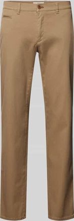 Brax Brax Slim Fit Chino mit französischen Eingrifftaschen Modell Fabio in Beige, Größe 31/32