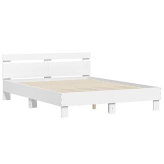 Berkfield Home Durable Bed Frame without Mattress White 140x200 cm