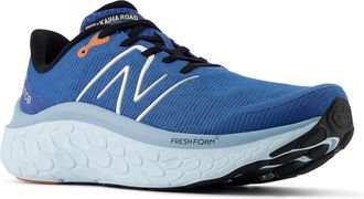 New Balance Mens Fresh Foam Kaiha Road Running Shoe, Blue Agate/Silver Metallic/Black, 8.5 Wide