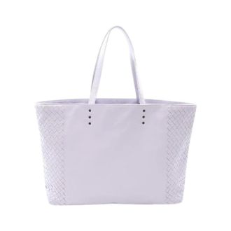 Bottega Veneta Pre-owned Intrecciato Leather Tote Bag - Pre-owned - Mujer - P&uacute;rpura - ONE SIZE