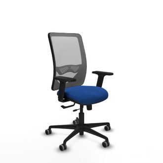 Piqueras y Crespo Silla De Oficina Piqueras Y Crespo Zulema Gris Simil Cuero Ajustable