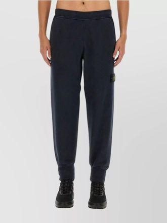 Stone Island elastic waistband regular fit ribbed cuffs side pockets