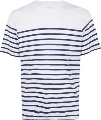 Majestic Ighe And Solid Carre Round Neck Sweater