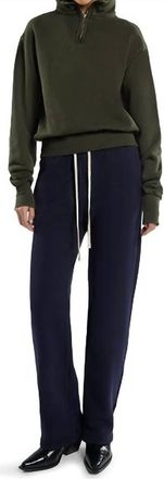 Les Tien Dylano Classic Pants In Navy