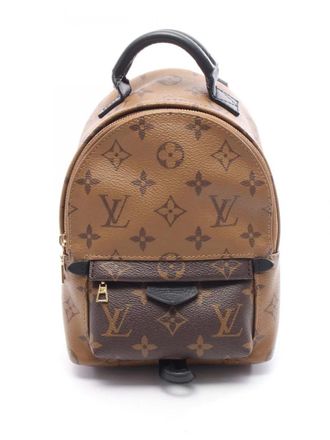 Louis Vuitton 2021-2025 Monogram Reverse Mini Palm Springs backpack - women - Fabric/Leather - One Size - Brown