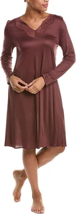 Hanro Hanro Lilith Lace Trim Nightgown