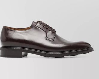 John Lobb leather derby shoes