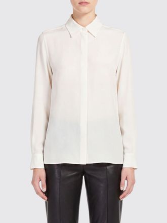 Max Mara Silk Shirt with a Concealed Button Placket