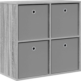 vidaXL Aparador Gris Sonoma 68,5 X 32 X 67 Cm Vidaxl