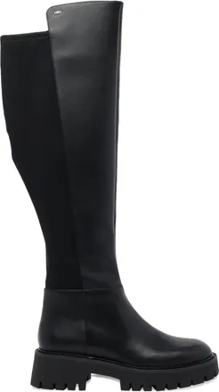 Michael Michael Kors 50mm round-toe boots - women - Calf Leather/Nylon/Rubber/Spandex/Elastane/Thermoplastic Polyurethane (TPU)/Polyester - 10
