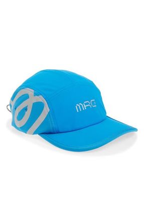 Malbon Golf MRC Five-Panel Adjustable Camper Hat in Directoire Blue at Nordstrom, Size Large