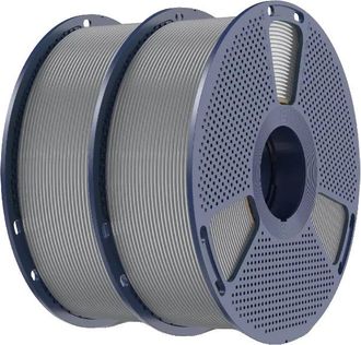 OEM Filamento 3d, Material Abs, Compatible Con Impresoras Fdm, Gris, 2 Kg