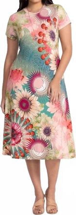 Johnny Was Janie Favorite Cap Sleeve Dress - Plus In Emily