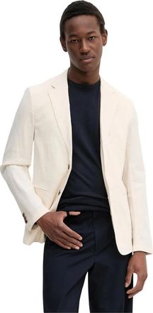 Theory Clinton Blazer - Heren - Blazers - Beige - XS - Linnen - Jassen