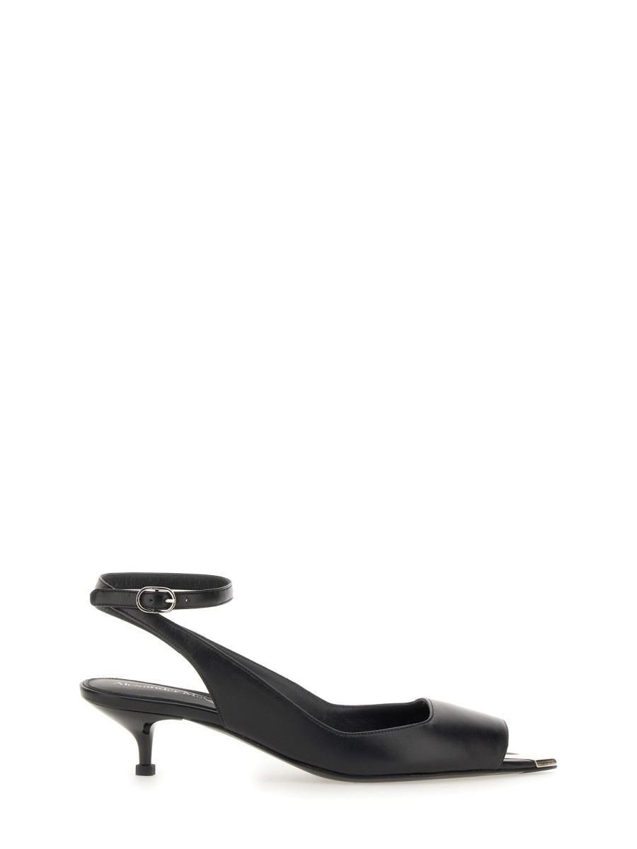 サンダル・ミュール ALEXANDER MCQUEEN Punk sandals Black Punk Sandals - Alexander Mcqueen - Leather - Black/Silver