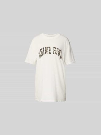 Anine Bing Oversized T-Shirt aus reiner Baumwolle in Weiss, Gr&ouml;&szlig;e XS