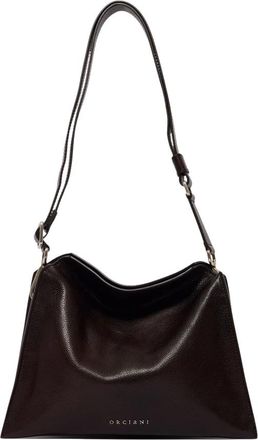 Orciani Trinity Lagoon Small Shoulder Bag - Dames - Schoudertassen - Bruin - ONE Size - Leer - Tassen