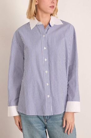 Xirena James Shirt Top In True Blue