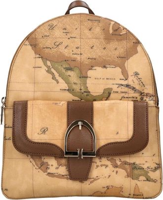 Alviero Martini 1A Classe Valley Geo Rugzak - Dames - Rugzakken - Bruin - ONE Size - Leer - Tassen