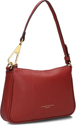 Gianni Chiarini Tassen, Dames, Rood, ONE Size, Wol, Rode Schoudertas Brooke 8750