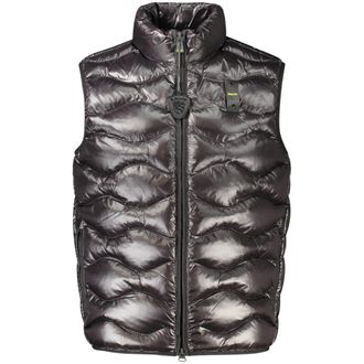 Blauer Black Fabric Mens Mens Vest
