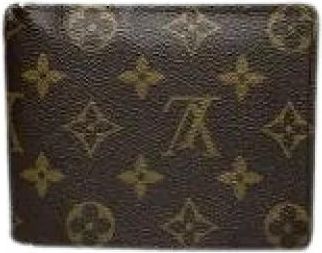 Louis Vuitton Pre-owned Leren Portemonnee - Dames - Vintage Accessoires - Bruin - ONE Size - Leer - Vintage