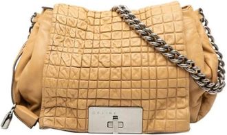 Celine Pre-owned Shoulder Bags, female, Brown, Size: ONE SIZE Pre-owned Vintage Shoulder Bag