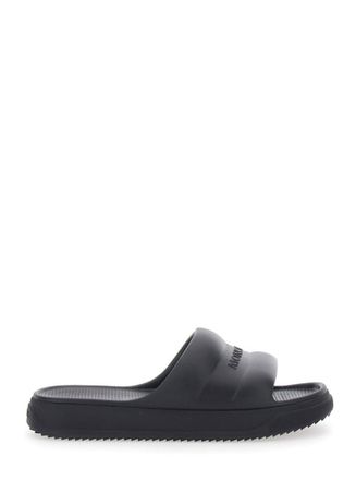 Moncler Black Altive Pool Slides