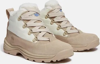 Timberland White Ledge TB0A43W8ER3 Women Beige Waterproof Snow Boots DWA3559
