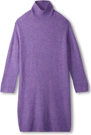 Hatley Iris Turtleneck Sweater Dress in Lilac Melange at Nordstrom, Size X-Small