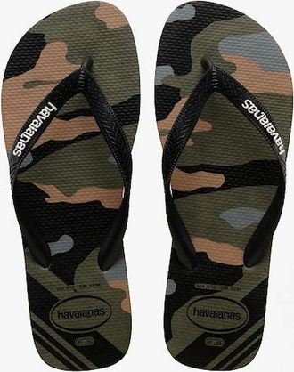 Havaianas Mens Havaianas HAV TOP CAMU Mens Flip Flops Green - Size: 11.5/12/11