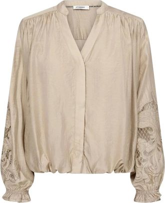 Co'Couture Mujer, Blusas y Camisas, Beige, Talla: L